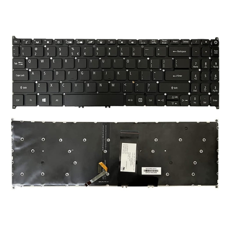 Acer Swift 3 SF315-51 US Version Backlit Keyboard Replacement - Compatible with Swift 3 SF314-52