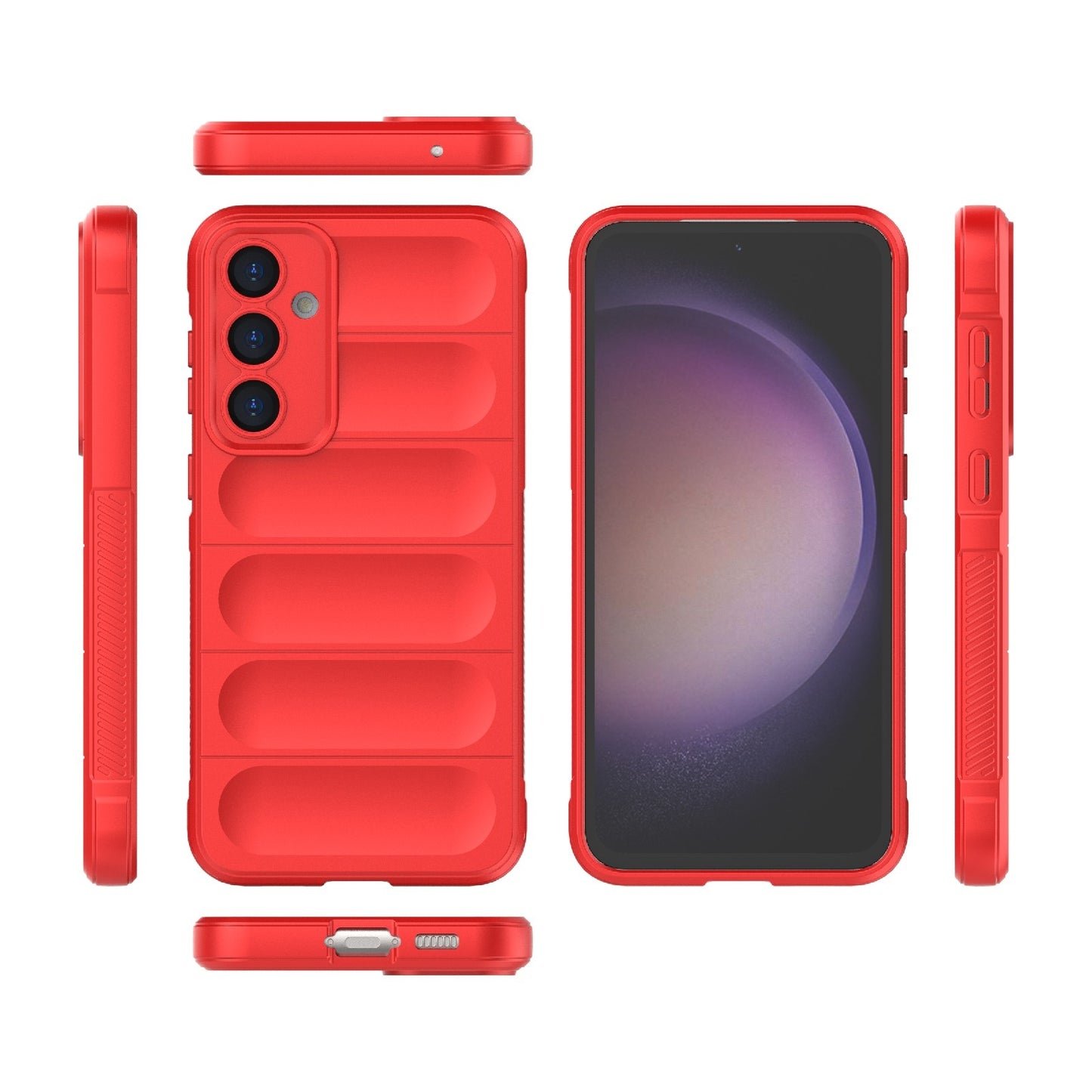 Samsung Galaxy S23 FE 5G Magic Shield TPU + Flannel Phone Case - Stylish, Durable, and Lightweight Protection