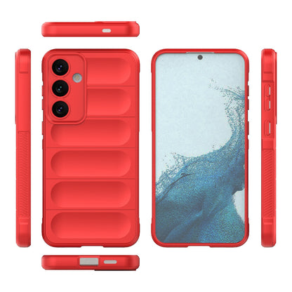 Samsung Galaxy S24+ 5G Magic Shield TPU + Flannel Phone Case - Stylish, Durable, and Lightweight Protection