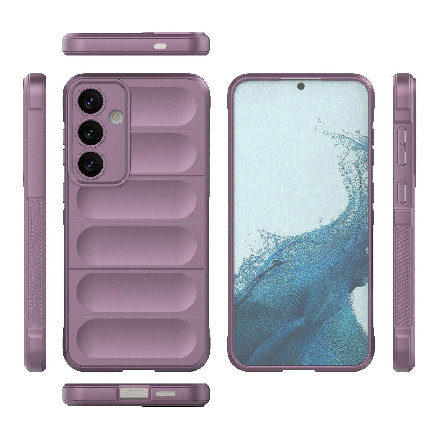 Samsung Galaxy S24+ 5G Magic Shield TPU + Flannel Phone Case - Stylish, Durable, and Lightweight Protection