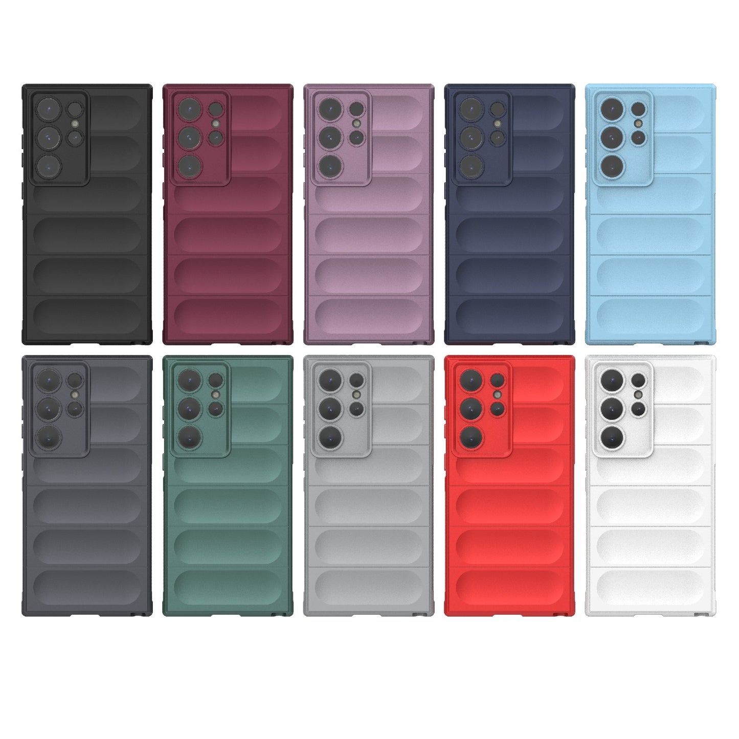 Samsung Galaxy S24 Ultra 5G Magic Shield TPU + Flannel Phone Case - Stylish, Durable, and Lightweight Protection