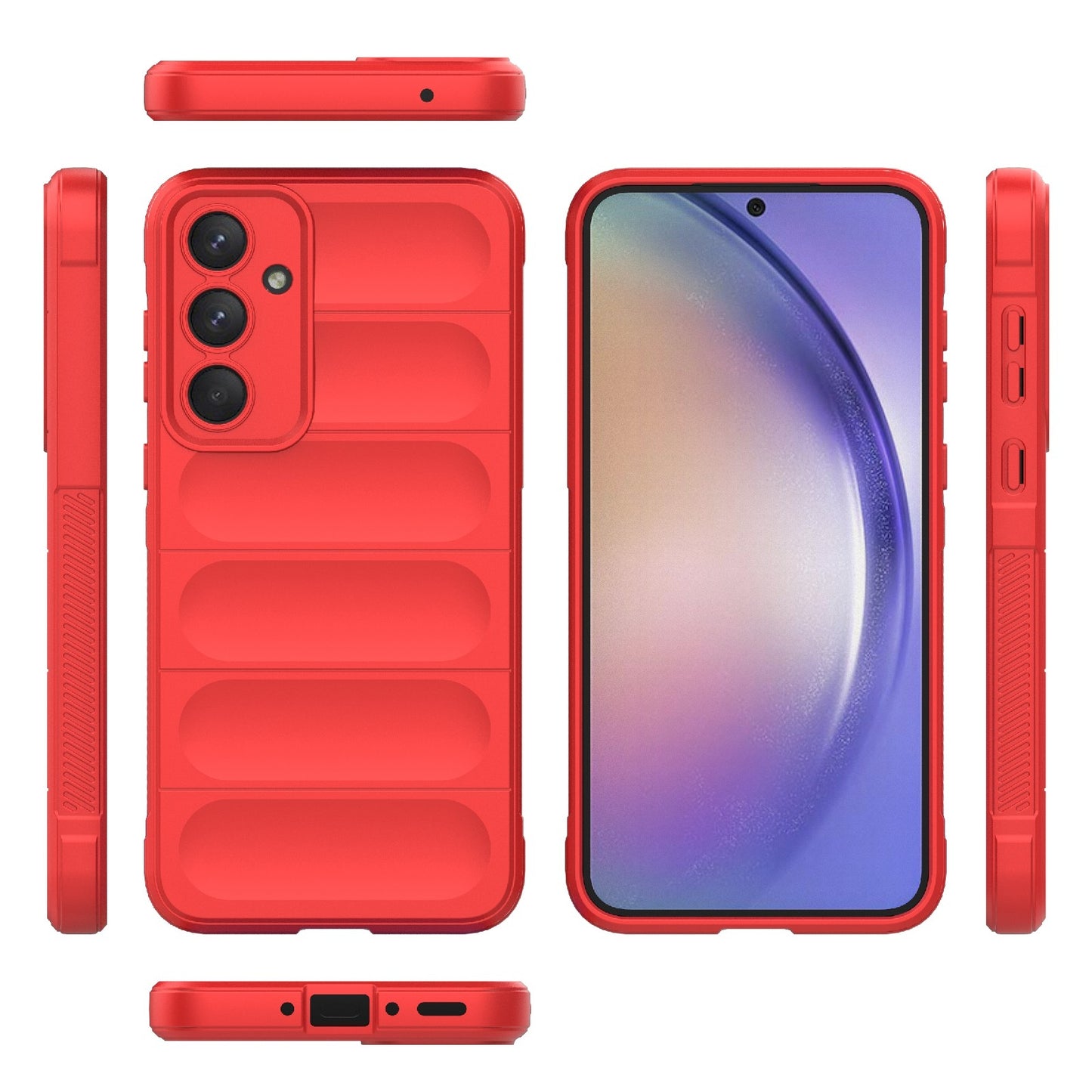 Samsung Galaxy A35 5G Magic Shield TPU + Flannel Phone Case - Stylish, Durable, and Lightweight Protection