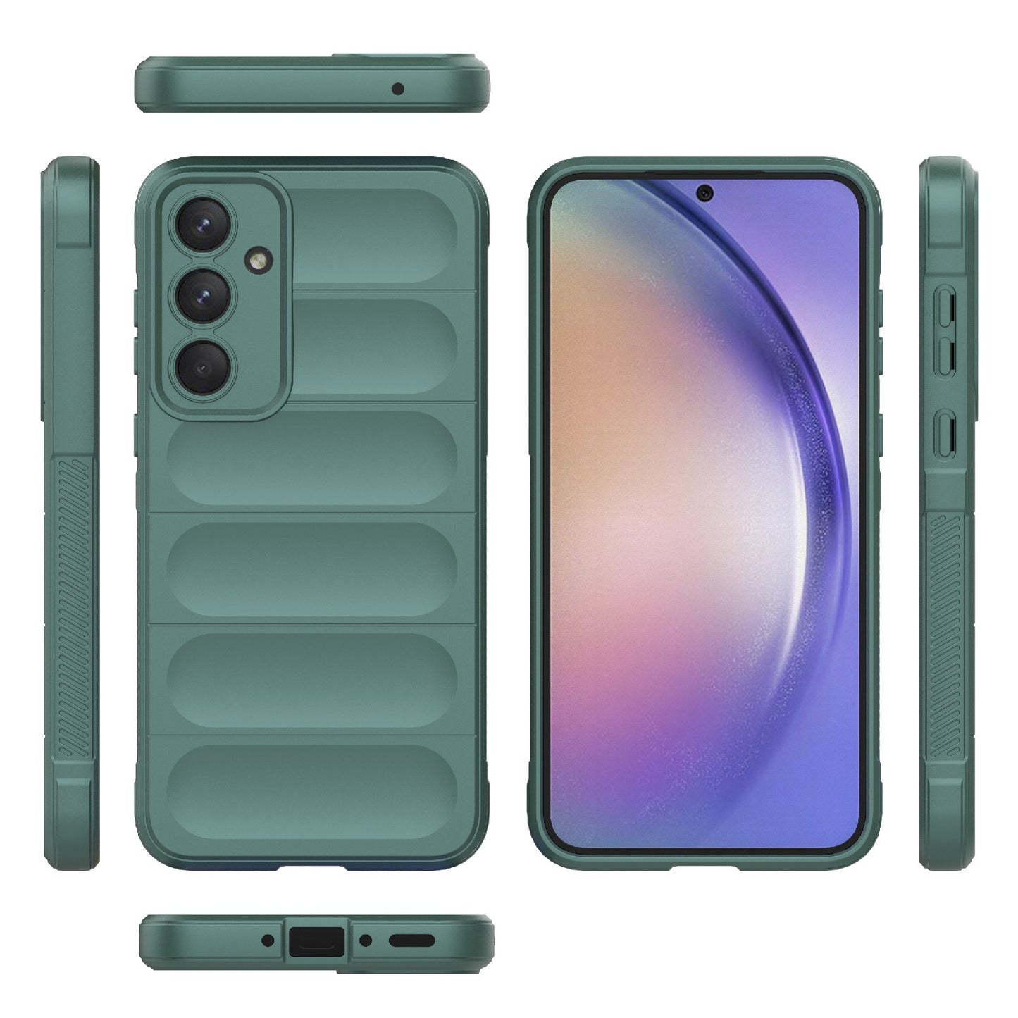 Samsung Galaxy A35 5G Magic Shield TPU + Flannel Phone Case - Stylish, Durable, and Lightweight Protection