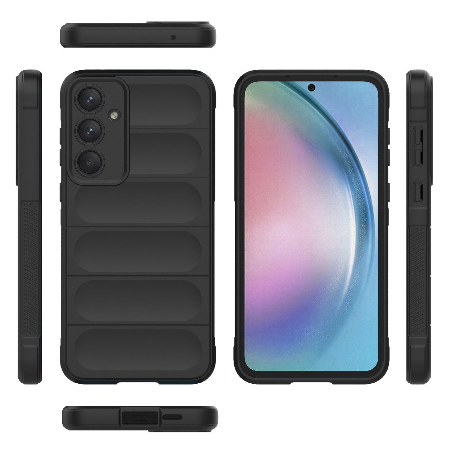 Samsung Galaxy A55 5G Magic Shield TPU + Flannel Phone Case - Stylish, Durable, and Lightweight Protection