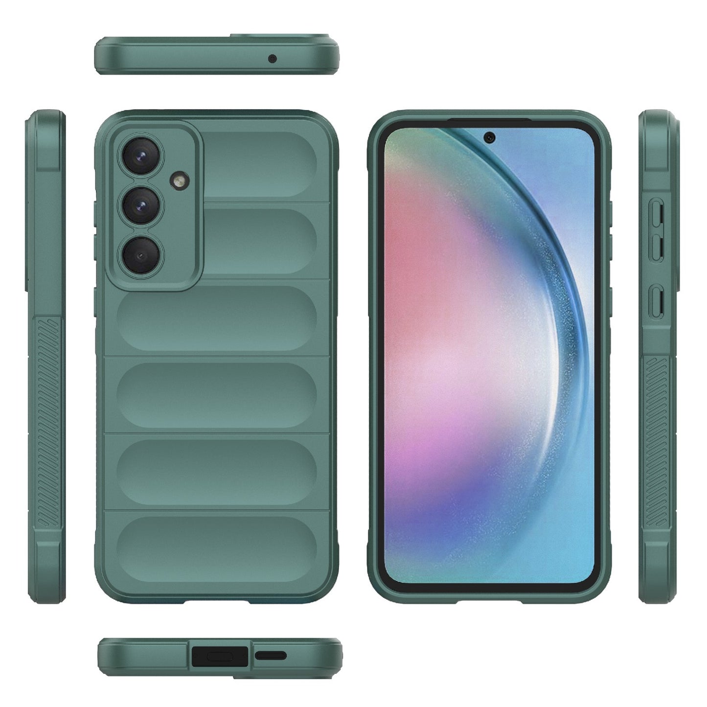 Samsung Galaxy A55 5G Magic Shield TPU + Flannel Phone Case - Stylish, Durable, and Lightweight Protection