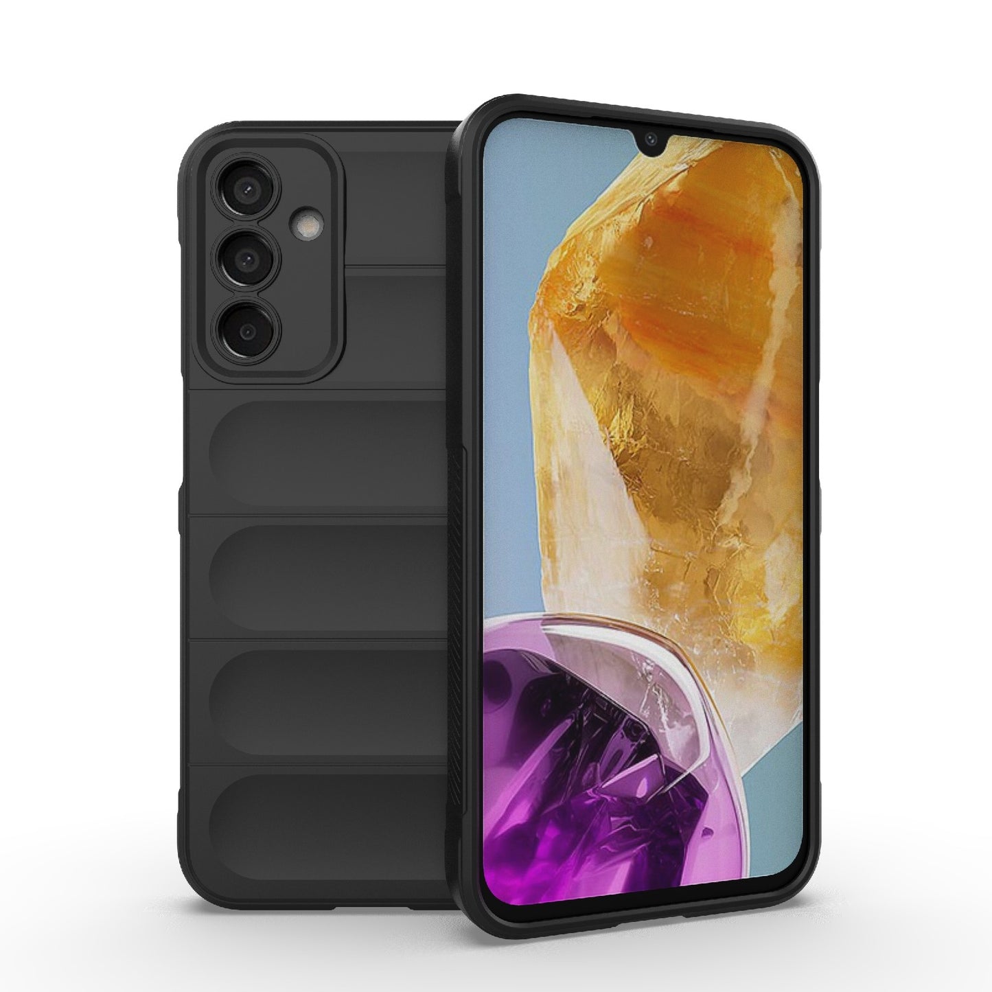 Samsung Galaxy M15 5G Global Magic Shield TPU + Flannel Phone Case - Stylish, Durable, and Lightweight Protection