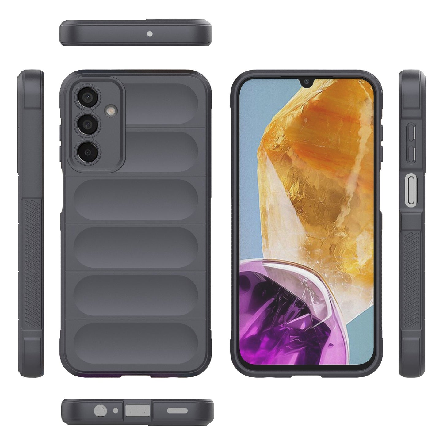 Samsung Galaxy M15 5G Global Magic Shield TPU + Flannel Phone Case - Stylish, Durable, and Lightweight Protection