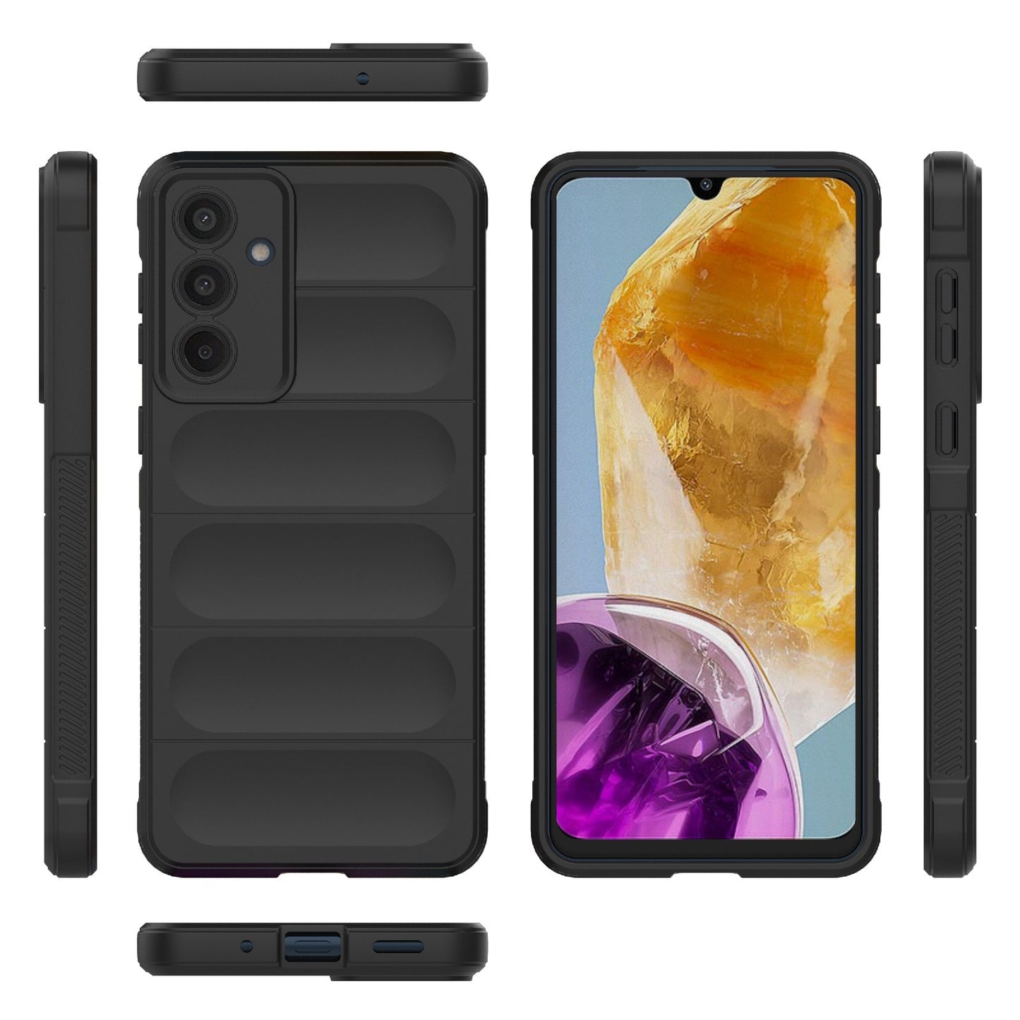 Samsung Galaxy M55 5G Magic Shield TPU + Flannel Phone Case - Stylish, Durable, and Lightweight Protection