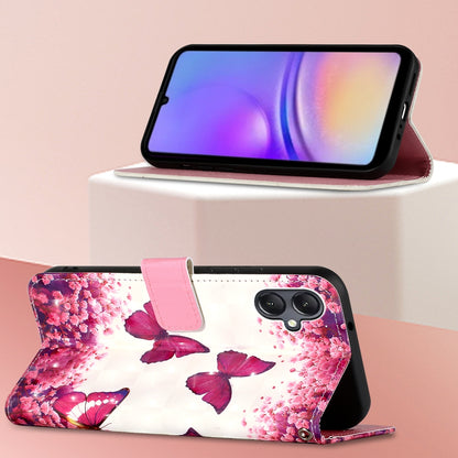 Samsung Galaxy A05 Leather Flip Phone Case with 3D Painted Design, Card Holder, Wallet & Stand Function - Durable Protection & Easy Access