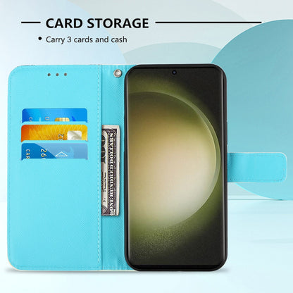 Samsung Galaxy S24 Ultra 5G Leather Flip Phone Case with 3D Painted Design, Card Holder, Wallet & Stand Function - Durable Protection & Easy Access