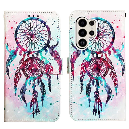 Samsung Galaxy S24 Ultra 5G Leather Flip Phone Case with 3D Painted Design, Card Holder, Wallet & Stand Function - Durable Protection & Easy Access