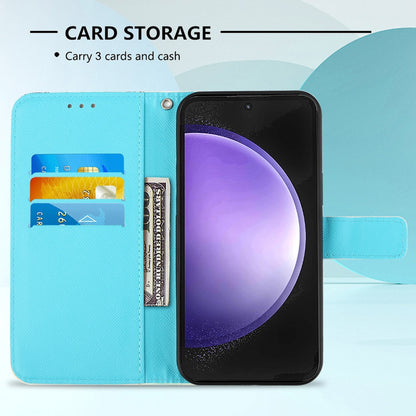 Samsung Galaxy S24+ 5G Leather Flip Phone Case with 3D Painted Design, Card Holder, Wallet & Stand Function - Durable Protection & Easy Access