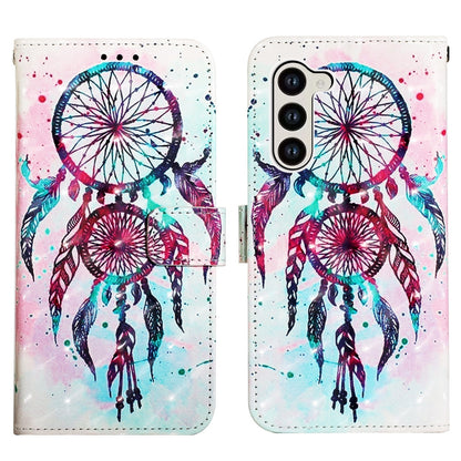 Samsung Galaxy S24 5G Leather Flip Phone Case with 3D Painted Design, Card Holder, Wallet & Stand Function - Durable Protection & Easy Access