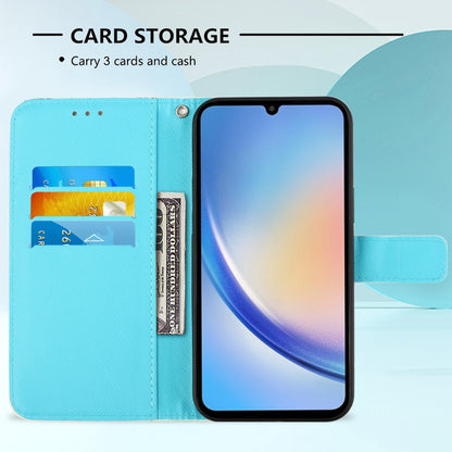 Samsung Galaxy A35 5G Leather Flip Phone Case with 3D Painted Design, Card Holder, Wallet & Stand Function - Durable Protection & Easy Access