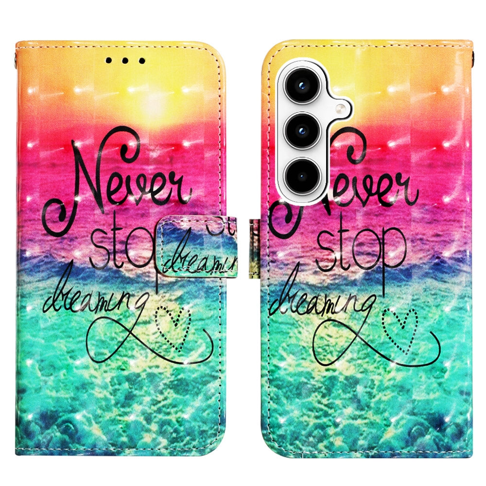 Samsung Galaxy A35 5G Leather Flip Phone Case with 3D Painted Design, Card Holder, Wallet & Stand Function - Durable Protection & Easy Access