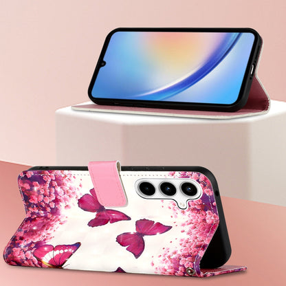 Samsung Galaxy A35 5G Leather Flip Phone Case with 3D Painted Design, Card Holder, Wallet & Stand Function - Durable Protection & Easy Access