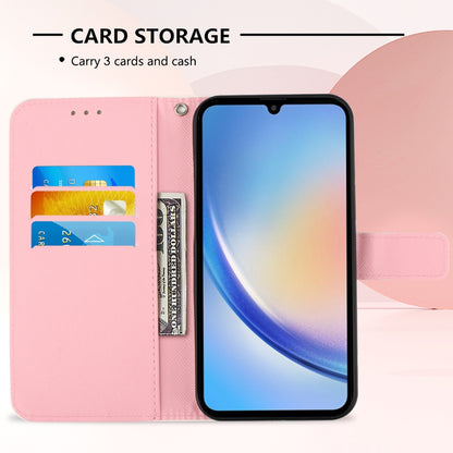 Samsung Galaxy A35 5G Leather Flip Phone Case with 3D Painted Design, Card Holder, Wallet & Stand Function - Durable Protection & Easy Access