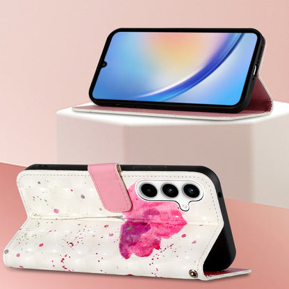 Samsung Galaxy A35 5G Leather Flip Phone Case with 3D Painted Design, Card Holder, Wallet & Stand Function - Durable Protection & Easy Access