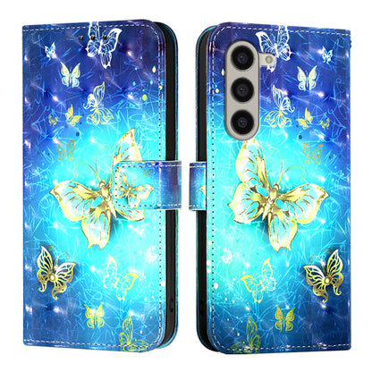 Samsung Galaxy Z Fold6 Leather Flip Phone Case with 3D Painted Design, Card Holder, Wallet & Stand Function - Durable Protection & Easy Access