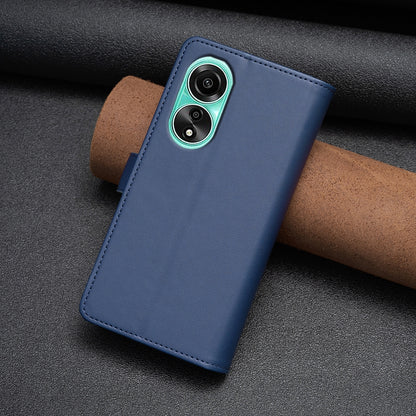 OPPO A78 4G Leather Flip Phone Case with Zipper Wallet and 9 Card Slots, Durable PU + TPU Material