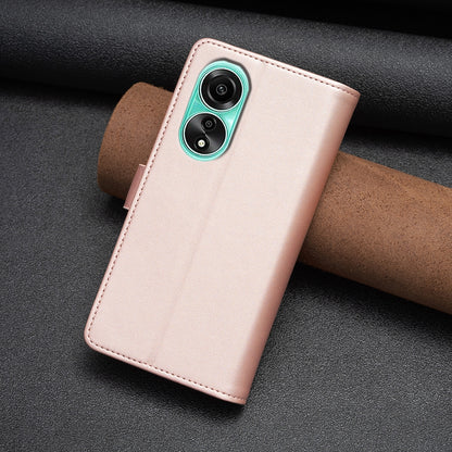 OPPO A78 4G Leather Flip Phone Case with Zipper Wallet and 9 Card Slots, Durable PU + TPU Material