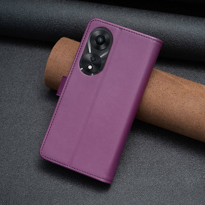 OPPO A78 5G Leather Flip Phone Case with Zipper Wallet and 9 Card Slots, Durable PU + TPU Material