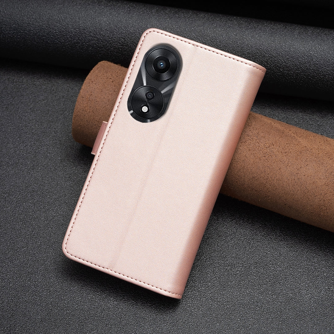 OPPO A78 5G Leather Flip Phone Case with Zipper Wallet and 9 Card Slots, Durable PU + TPU Material