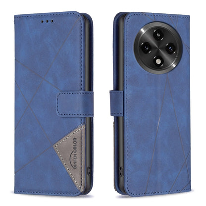 OPPO A2 Pro 5G Rhombus Texture Leather Phone Case with Magnetic Buckle and Card Holder