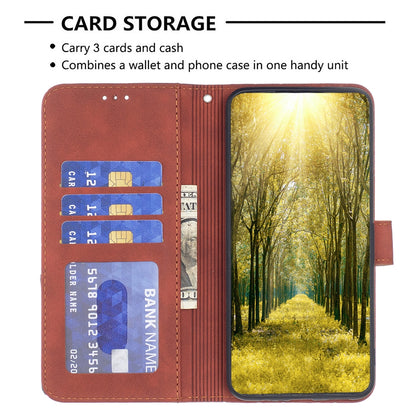 For vivo Y200 5G Rhombus Texture Leather Phone Case with Magnetic Buckle and Card Holder