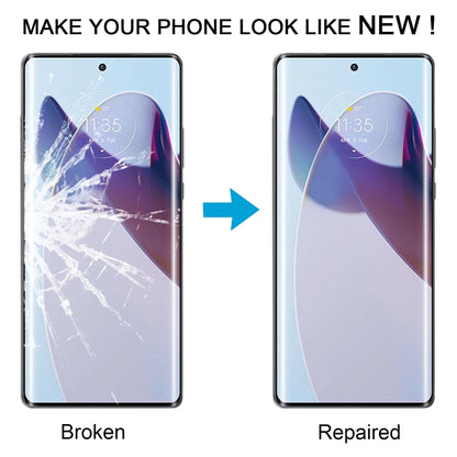 Motorola Moto X30 Pro Front Outer Glass Lens with OCA Adhesive - Replacement Part for Screen Repair