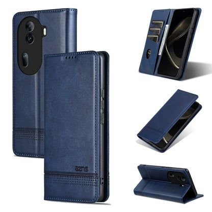 OPPO Reno11 Pro China Leather Wallet Case with Card Holder & Magnetic Closure