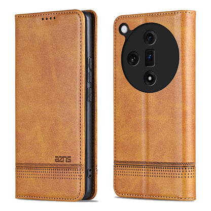 OPPO Find X7 Leather Wallet Case with Card Holder & Magnetic Closure