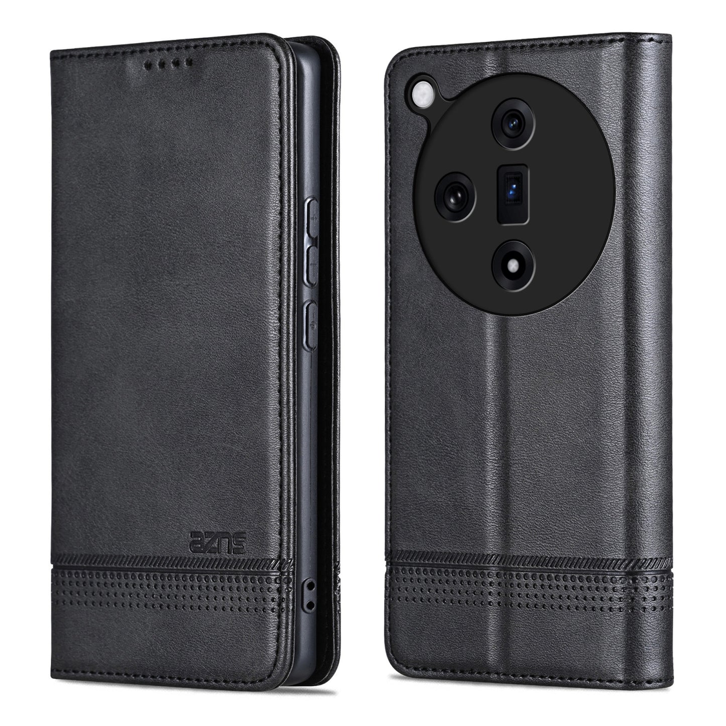 OPPO Find X7 Leather Wallet Case with Card Holder & Magnetic Closure