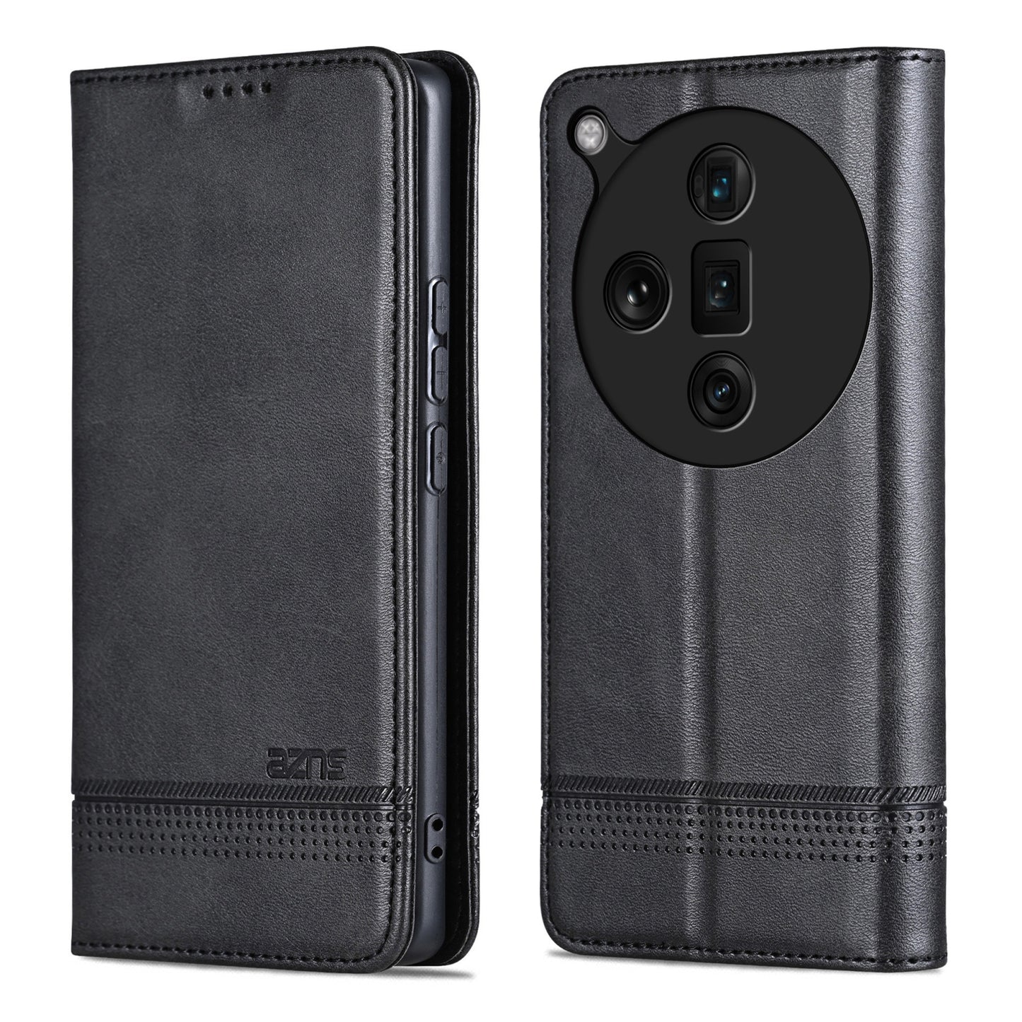 OPPO Find X7 Ultra Leather Wallet Case with Card Holder & Magnetic Closure