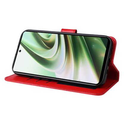 OnePlus Nord CE3 Sunflower Embossed Leather Wallet Phone Case with Kickstand and Card Holder