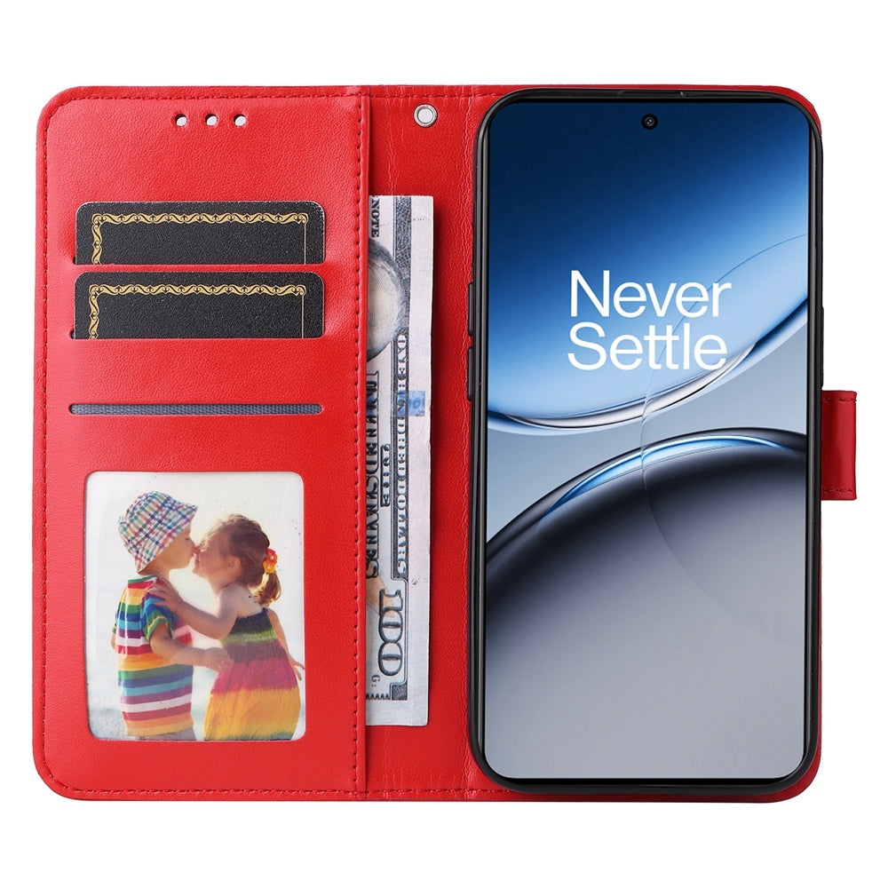 OnePlus Nord 4 Sunflower Embossed Leather Wallet Phone Case with Kickstand and Card Holder