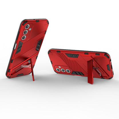 Samsung Galaxy A25 5G Shockproof Phone Case - Punk Armor 2-in-1 PC + TPU with Invisible Holder