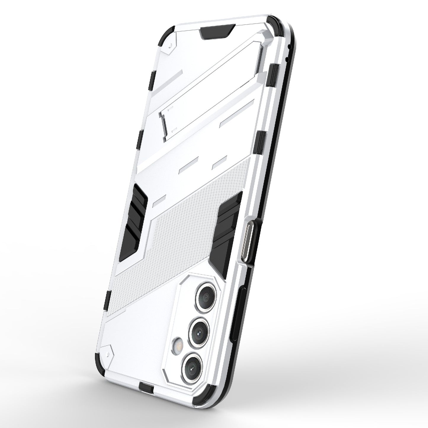 Samsung Galaxy A25 5G Shockproof Phone Case - Punk Armor 2-in-1 PC + TPU with Invisible Holder