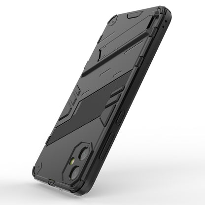 Samsung Galaxy A05 4G Shockproof Phone Case - Punk Armor 2-in-1 PC + TPU with Invisible Holder