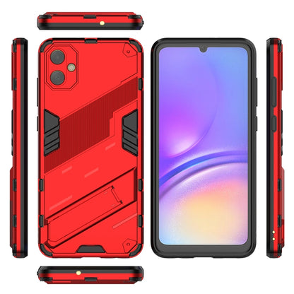 Samsung Galaxy A05 4G Shockproof Phone Case - Punk Armor 2-in-1 PC + TPU with Invisible Holder