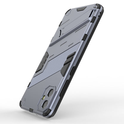 Samsung Galaxy A05 4G Shockproof Phone Case - Punk Armor 2-in-1 PC + TPU with Invisible Holder