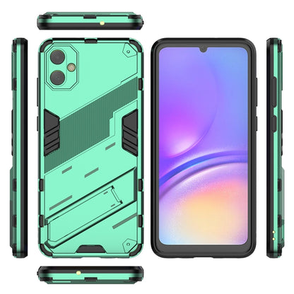 Samsung Galaxy A05 4G Shockproof Phone Case - Punk Armor 2-in-1 PC + TPU with Invisible Holder