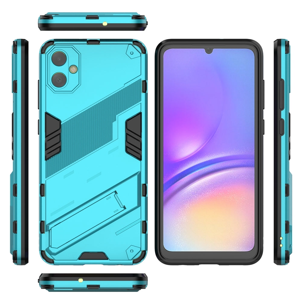 Samsung Galaxy A05 4G Shockproof Phone Case - Punk Armor 2-in-1 PC + TPU with Invisible Holder