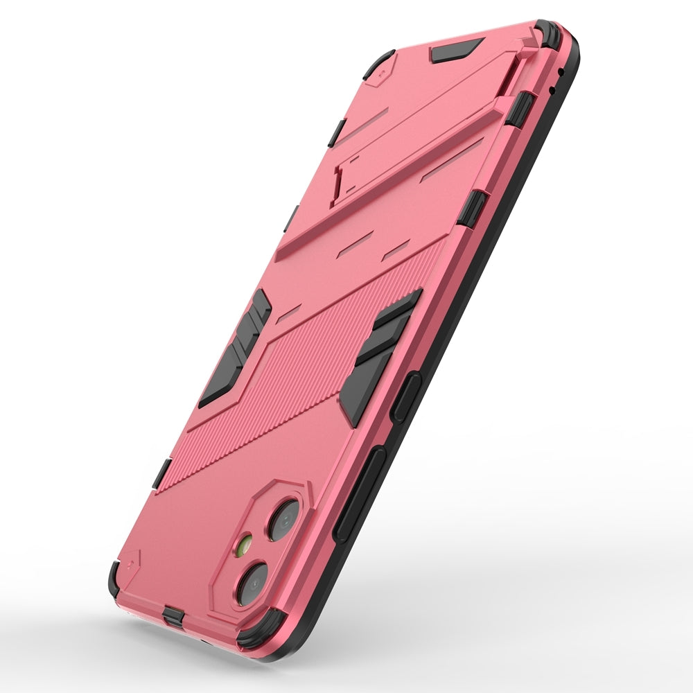 Samsung Galaxy A05 4G Shockproof Phone Case - Punk Armor 2-in-1 PC + TPU with Invisible Holder