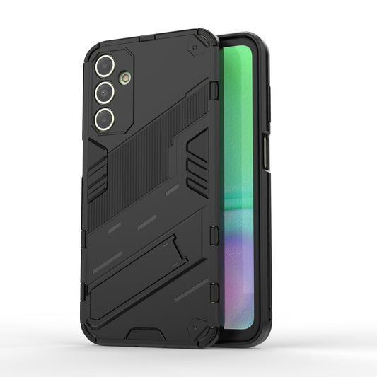 Samsung Galaxy A15 Shockproof Phone Case - Punk Armor 2-in-1 PC + TPU with Invisible Holder