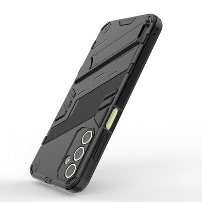 Samsung Galaxy A15 Shockproof Phone Case - Punk Armor 2-in-1 PC + TPU with Invisible Holder