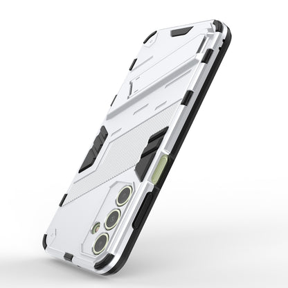 Samsung Galaxy A15 Shockproof Phone Case - Punk Armor 2-in-1 PC + TPU with Invisible Holder