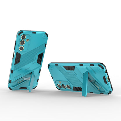 Samsung Galaxy A15 Shockproof Phone Case - Punk Armor 2-in-1 PC + TPU with Invisible Holder