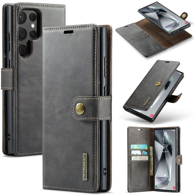 Samsung Galaxy S24 Ultra 5G Leather Wallet Case - Detachable & Magnetic - Card Slots