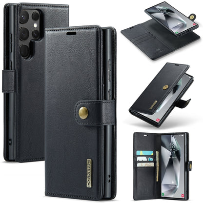 Samsung Galaxy S24 Ultra 5G Leather Wallet Case - Detachable & Magnetic - Card Slots